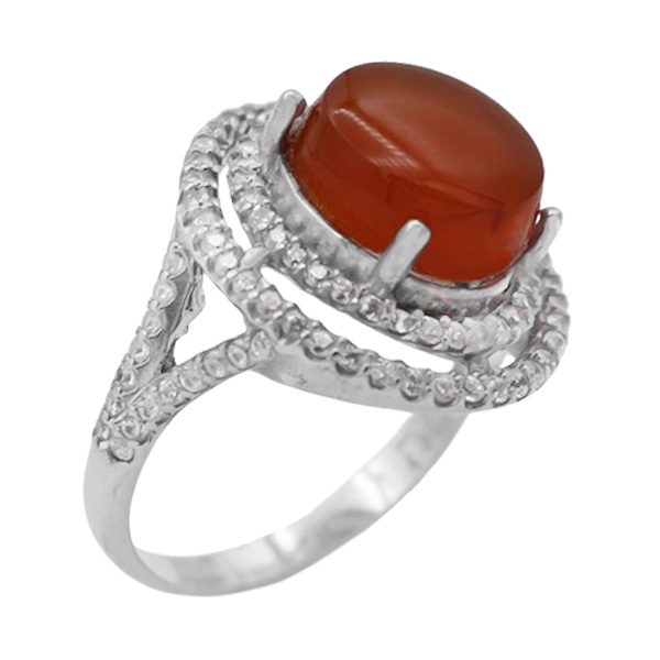 4-1-1774 red-agate-sepideh-ring(1) مدل انگشتر عقیق یمنی سرخ دخترانه شیک