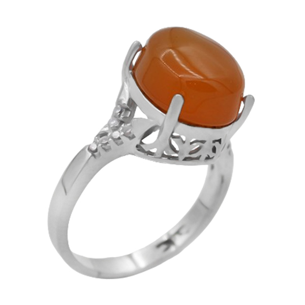 4-1-1777red-agate-poneh-ring (1) انگشتر عقیق یمنی سرخ زنانه نقره خاص