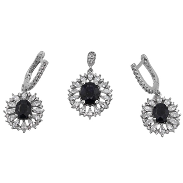 7-7-065 burgundy-ruby-golnosh-woman-set(1) مدل نیم ست یاقوت کبود دخترانه شیک