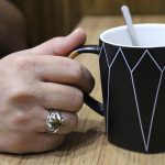 انگشتر الکساندریت الماس تراش نقره مردانه طرح بهزاد - Image 4