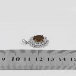 گردنبند الکساندریت الماس تراش نقره زنانه طرح فریال - Image 4