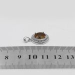 گردنبند الکساندریت الماس تراش نقره زنانه طرح ونسا - Image 4