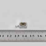 گردنبند الکساندریت الماس تراش نقره زنانه طرح آلارز - Image 3