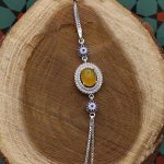 دستبند شرف الشمس نقره زنانه طرح سوگند + حکاکی - Image 3