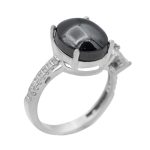 انگشتر حدید صینی نقره زنانه طرح شاپرک + حکاکی