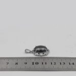 گردنبند حدید صینی زنانه نقره طرح مهتاب + حکاکی - Image 4