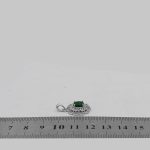 گردنبند یشم نقره زنانه طرح دنیا - Image 4