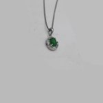 گردنبند یشم نقره زنانه طرح هانیه - Image 3