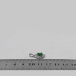 گردنبند یشم نقره زنانه طرح نسیم - Image 4