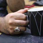 انگشتر در نجف نقره مردانه طرح بنیامین - Image 4