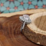 انگشتر در نجف نقره زنانه طرح شیدا - Image 3