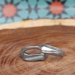 ست حلقه نقره زنانه و مردانه طرح شرافت - Image 2