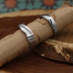 ست حلقه نقره زنانه و مردانه طرح شرافت - Image 3