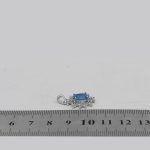 گردنبند توپاز الماس تراش زنانه نقره طرح سپیده - Image 4