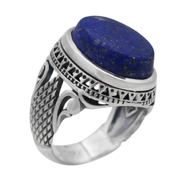 19-1-040 lapis-lazui-salman-man-ring(1) بهترین انگشتر لاجورد نفیس