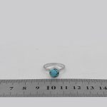 انگشتر فیروزه نیشابوری نقره دست ساز مردانه و زنانه طرح کارن + حرز امام جواد (ع) - Image 4