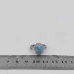 انگشتر فیروزه نیشابوری نقره زنانه طرح کتایون - Image 4