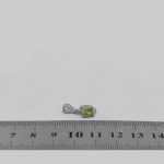 گردنبند زبرجد الماس تراش نقره زنانه طرح قلب - Image 4