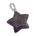 گردنبند آمیتیست زنانه و مردانه طرح ستاره