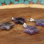 گردنبند آمیتیست زنانه و مردانه طرح ستاره - Image 4