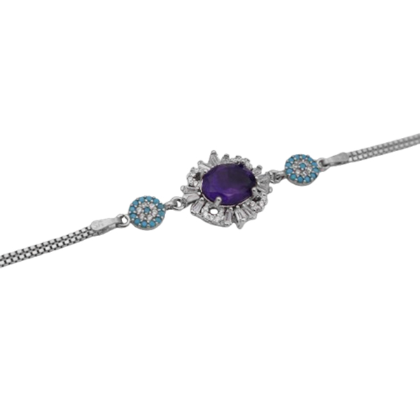 3-4-038amethyst-mania-bracelet (1) مدل دستبند آمیتیست دخترانه شیک