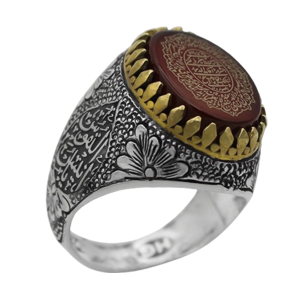 4-1-1781red-agate-herz-yaanisanofos-ring (1) انواع انگشتر حرز امام جواد (ع) عقیق سرخ پسرانه اصل