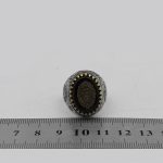 انگشتر عقیق مشکی نقره مردانه طرح یا انیس النفوس + حرز امام جواد (ع) + آیت الکرسی - Image 5