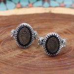 انگشتر ست عقیق مشکی نقره مردانه و زنانه طرح مروت + حرز امام جواد (ع) + آیت الکرسی - Image 2