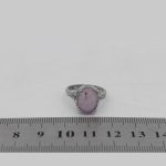 انگشتر عقیق کبود نقره زنانه طرح مدینه - Image 4