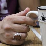 انگشتر ست عقیق سرخ نقره مردانه و زنانه طرح پا اردکی + حرز امام جواد (ع) + آیت الکرسی - Image 4