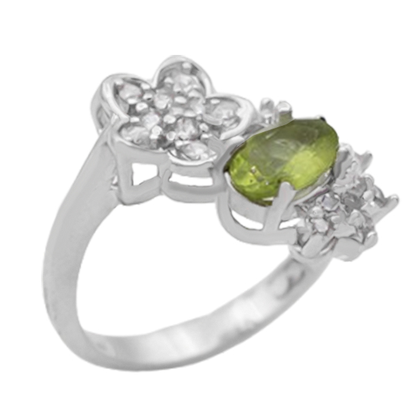 5-1-188 peridot-homeira-woman-ring(1) انواع انگشتر زبرجد دخترانه اصل