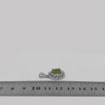 گردنبند زبرجد الماس تراش نقره زنانه طرح رودابه - Image 4