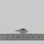 گردنبند زبرجد الماس تراش نقره زنانه طرح نفیسه - Image 4