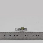 گردنبند زبرجد الماس تراش نقره زنانه طرح فریده - Image 4