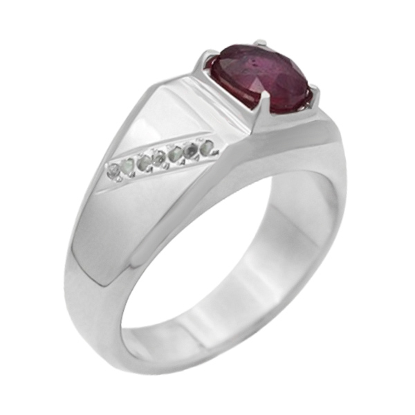 7-1-500red-ruby-fallah-man-ring (1) انگشتر یاقوت سرخ مردانه نقره دست ساز