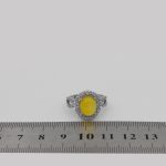 انگشتر شرف الشمس نقره زنانه طرح نازی + حکاکی - Image 4