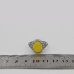 انگشتر شرف الشمس نقره زنانه طرح سولماز + حکاکی - Image 4