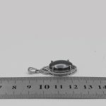 گردنبند حدید صینی زنانه نقره طرح آشا + حکاکی - Image 4