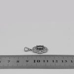 گردنبند حدید صینی زنانه نقره طرح رعنا + حکاکی - Image 4