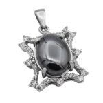 گردنبند حدید صینی زنانه نقره طرح پرستو + حکاکی