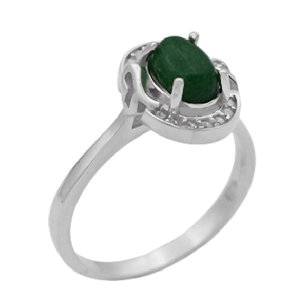11-1-148jade-hadiseh-silver-ring (1) انگشتر یشم زنانه نقره
