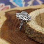 انگشتر در نجف نقره زنانه طرح بیتا - Image 2