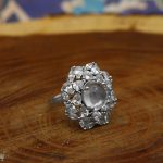 انگشتر در نجف نقره زنانه طرح بیتا - Image 3