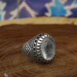 انگشتر در نجف نقره مردانه طرح بهزاد - Image 2