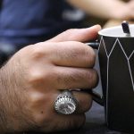 انگشتر در نجف نقره مردانه طرح بهزاد - Image 4