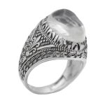 انگشتر در نجف نقره مردانه طرح شجاع