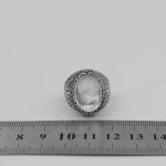 انگشتر در نجف نقره مردانه طرح شجاع - Image 5