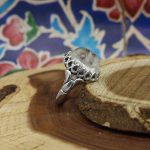 انگشتر در نجف نقره مردانه طرح صابر - Image 3