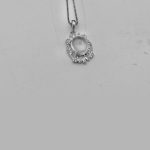 گردنبند در نجف نقره زنانه طرح آزاده - Image 2