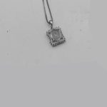 گردنبند در نجف نقره زنانه طرح آفرین - Image 2